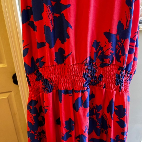 Women's Floral Halter Top Maxi 2XL Resort Beachy Boho - Picture 2 of 12